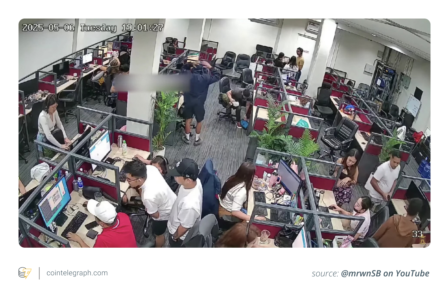 Alleged scammers in shock after receiving cctv images of themselves