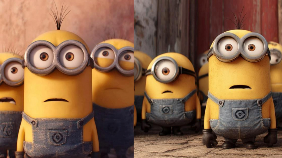AI generated photos of NBCU's Minions