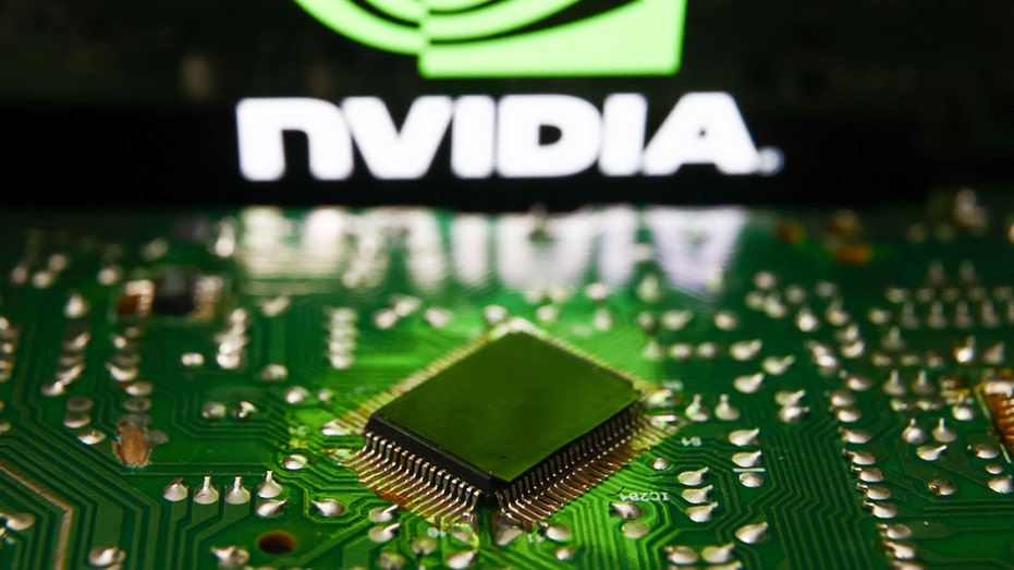 chip on board with nvidia logo in the back