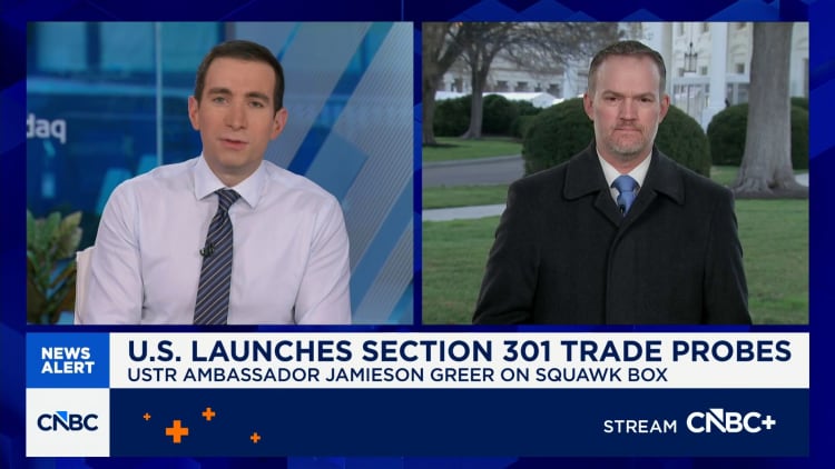 U.S. Trade Rep. Jamieson Greer on U.S.-China trade relations, Iran war impact and tariffs agenda